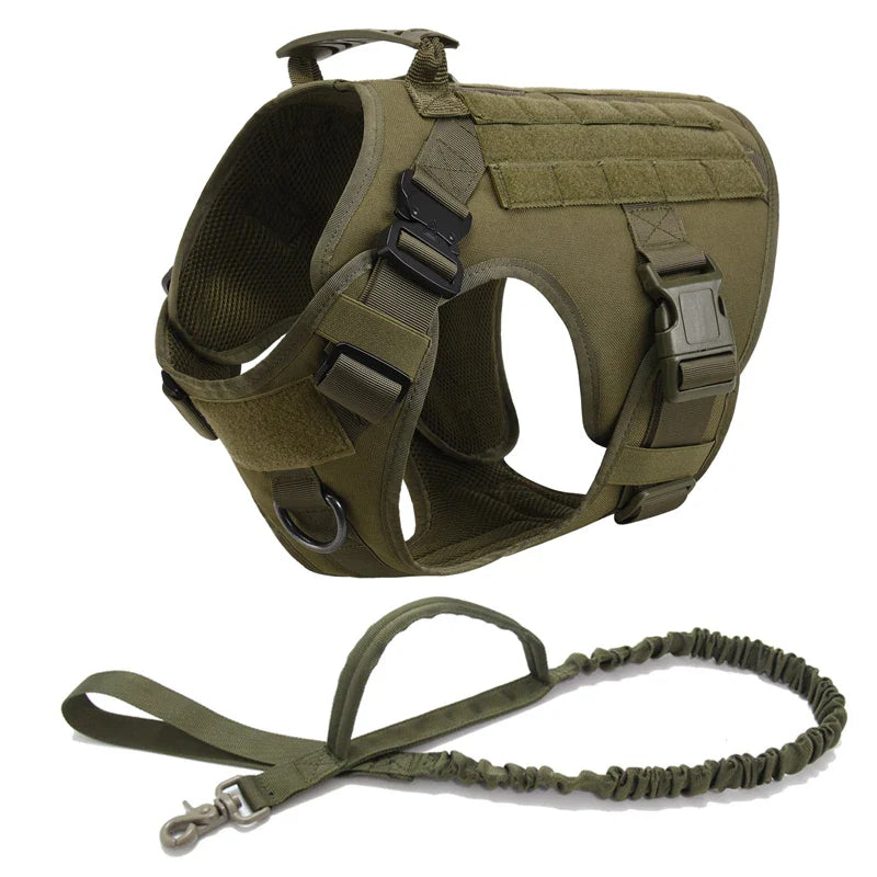 Bricegis™– Heavy-Duty Tactical Dog Harness with Handle