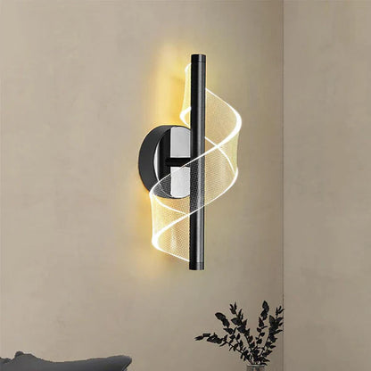 LumaTwist – Modern Spiral LED Wall Lamp