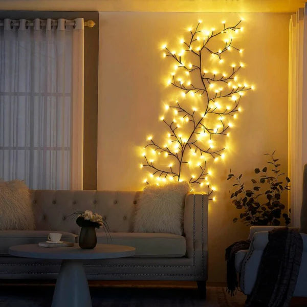 LumiVine – Enchanted LED Willow Vine Wall Light