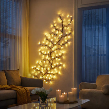 LumiVine – Enchanted LED Willow Vine Wall Light