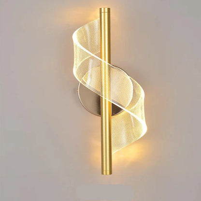 LumaTwist – Modern Spiral LED Wall Lamp