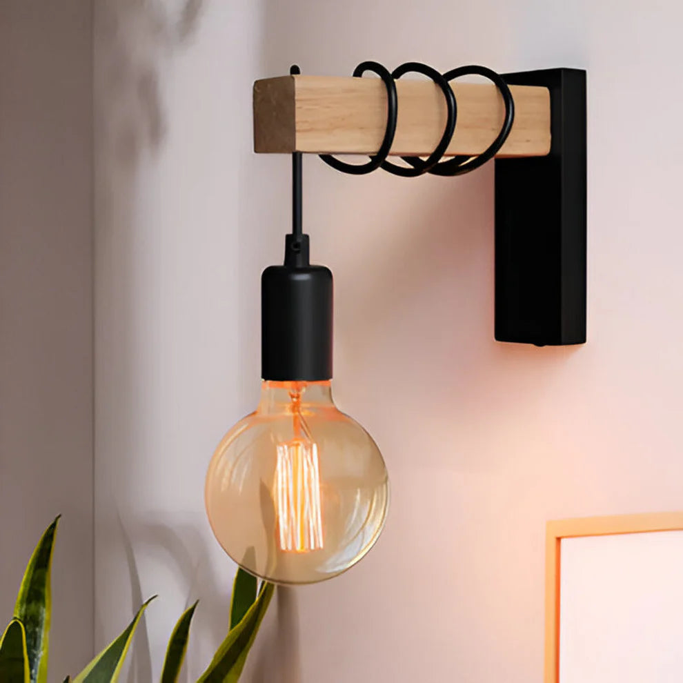 Kumori – Japandi Natural Wooden LED Wall Lamp