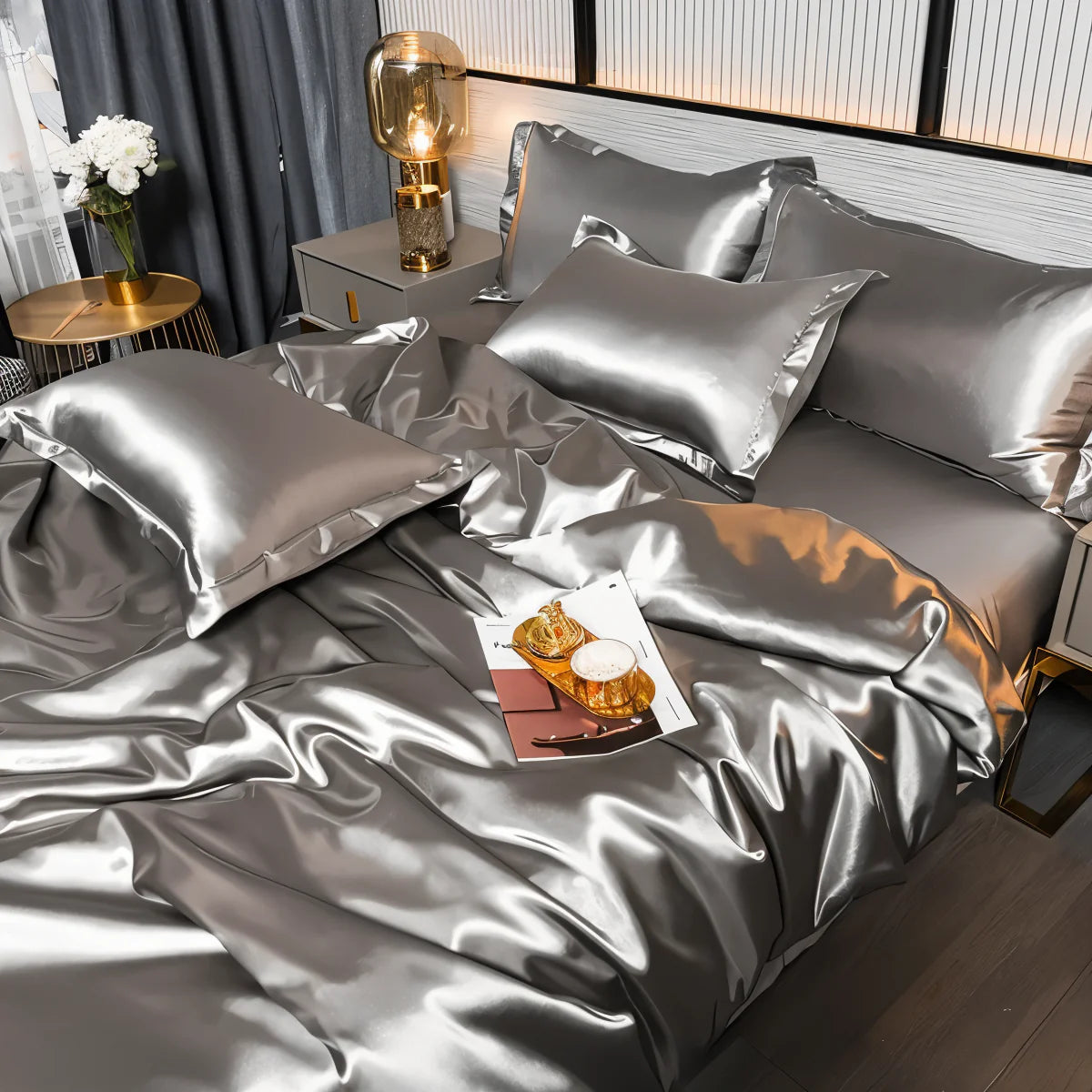 Velisse – Luxury Silk Satin Bedding Set