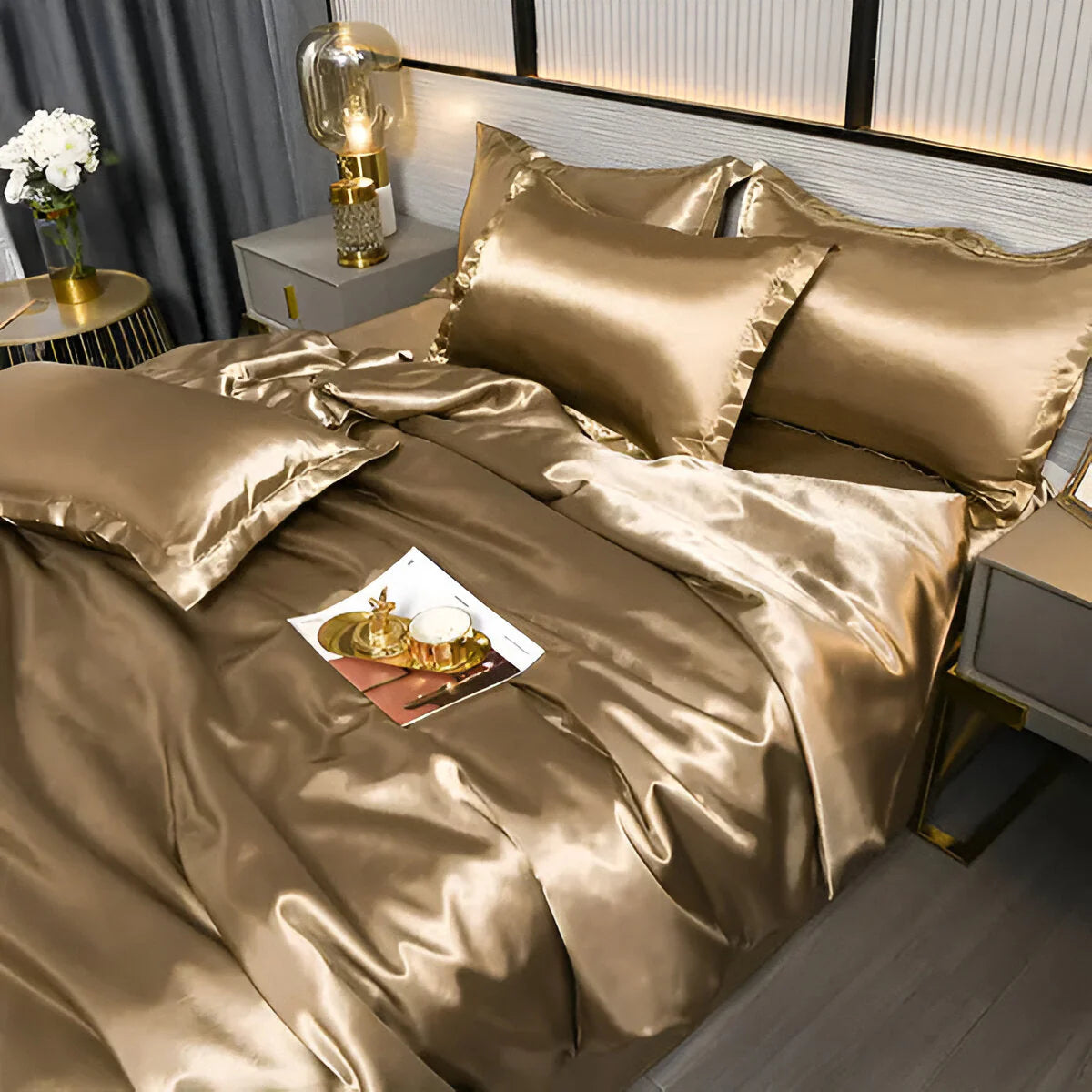Velisse – Luxury Silk Satin Bedding Set