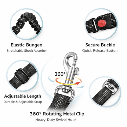 AutoPaw – Adjustable Dog Car Seat Belt Restraint