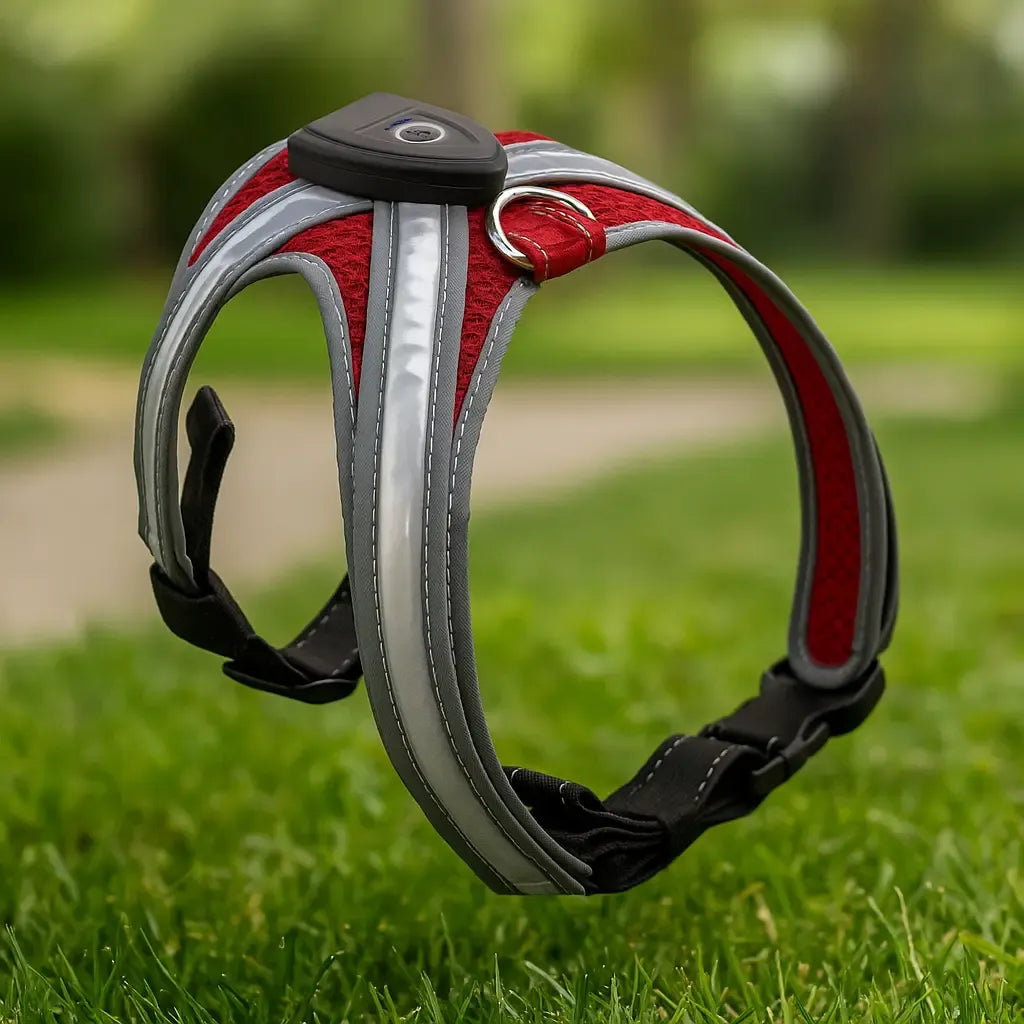 LumiPaw – Rechargeable Multicolour LED Dog Harness