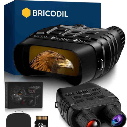 Digital Infrared Night Vision Binoculars – 3X Zoom, 300 m (328 yd) Range – Bricodil BCD3196