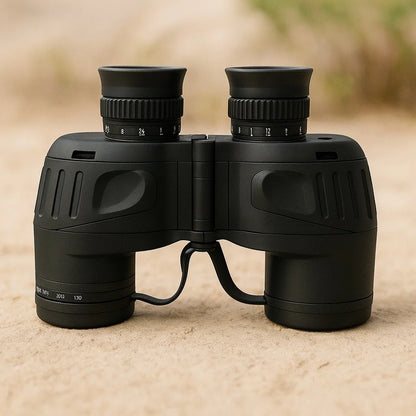 10×50 Military Marine Binoculars with Rangefinder & Compass - Bricodil BCD4722