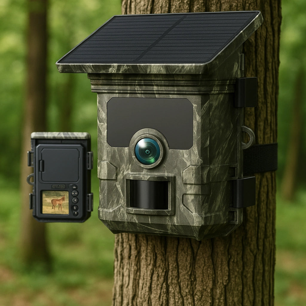 4K Solar Trail Camera with Wi-Fi & Night Vision – Bricodil BCD4729