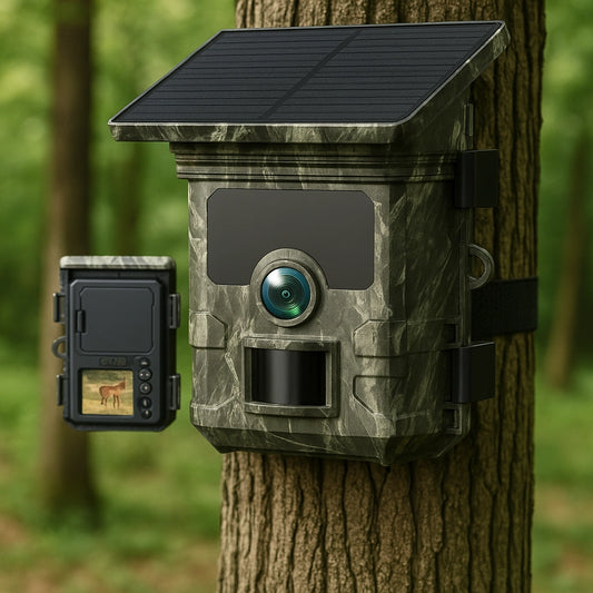 4K Solar Trail Camera with Wi-Fi & Night Vision – Bricodil BCD4729