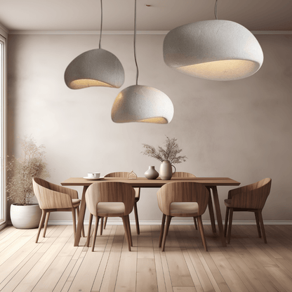 Lunara – Modern Sculptural Cloud Pendant Lamp in Resin