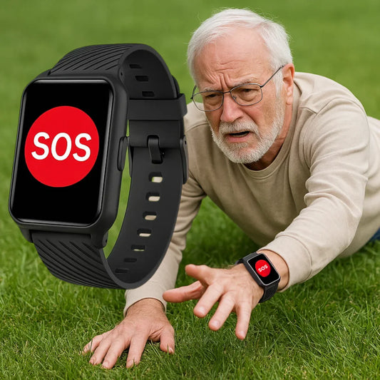 4G Senior Fall Detection Smartwatch with GPS & SOS Alerts – Bricodil BCD74299