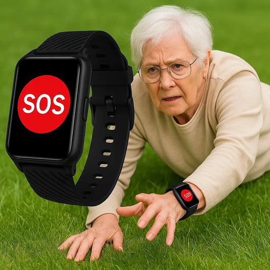 4G Senior Fall Detection Smartwatch with GPS & SOS Alerts – Bricodil BCD742101