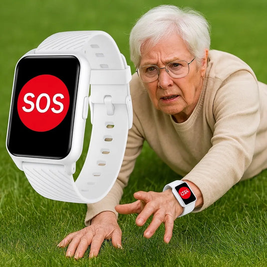 4G Senior Fall Detection Smartwatch with GPS & SOS Alerts – Bricodil BCD7429810