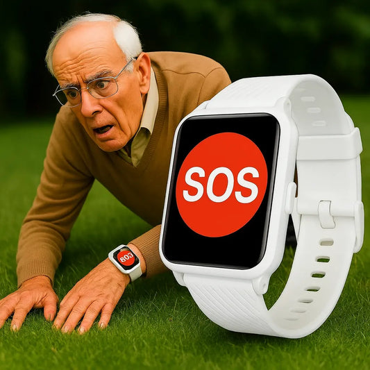 4G Senior Fall Detection Smartwatch with GPS & SOS Alerts – Bricodil BCD7429
