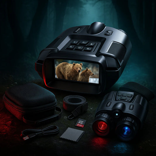 4K Night Vision Goggles – 8X Zoom, 600 m Range – Bricodil BCD4729