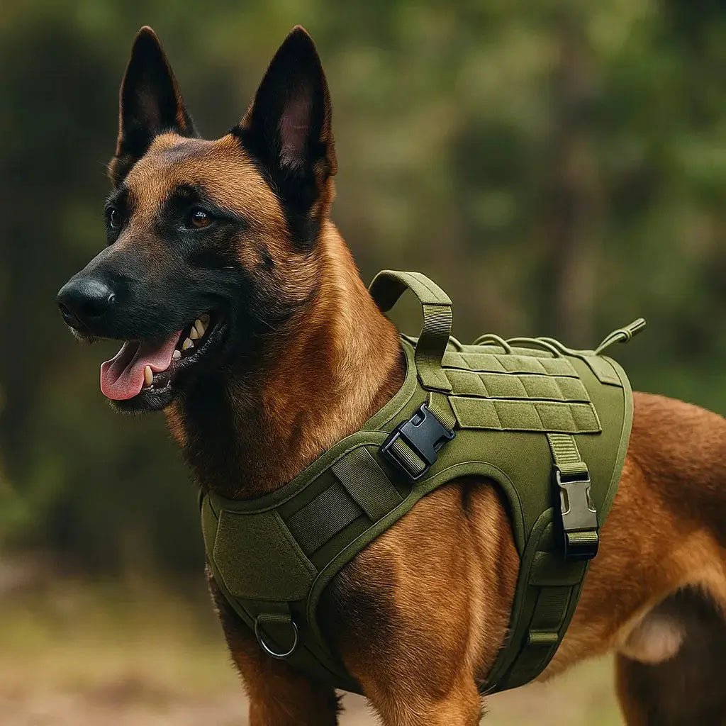 Bricegis™– Heavy-Duty Tactical Dog Harness with Handle