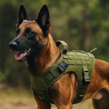 Bricegis™– Heavy-Duty Tactical Dog Harness with Handle