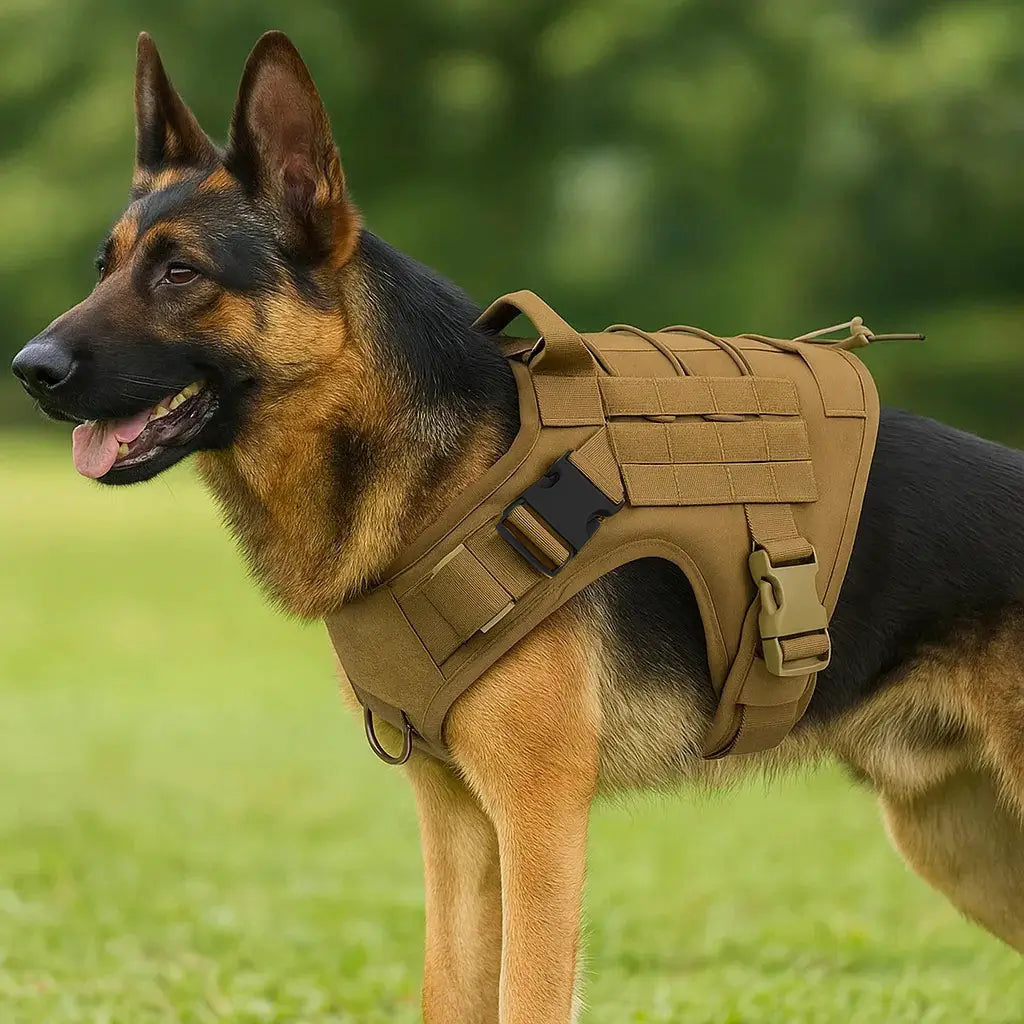 Bricegis™– Heavy-Duty Tactical Dog Harness with Handle