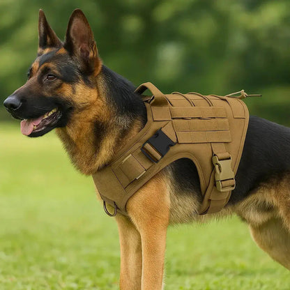 Bricegis™– Heavy-Duty Tactical Dog Harness with Handle