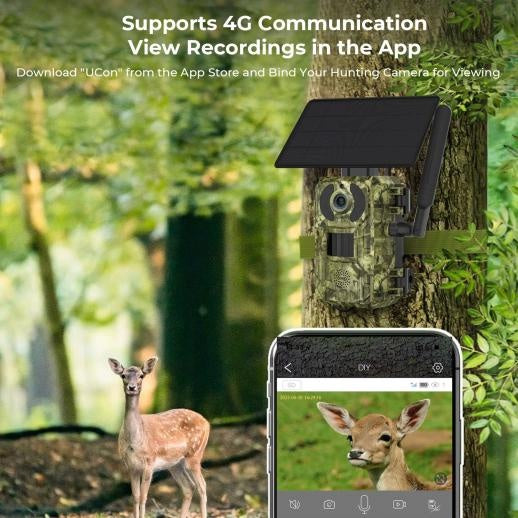 4G Solar Hunting Camera with 2K Video - Bricodil BCD4827