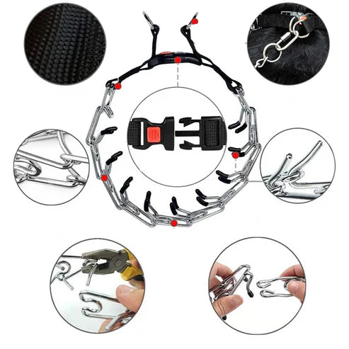 GripZen – No-Pull Adjustable Dog Training Collar with Comfort Control