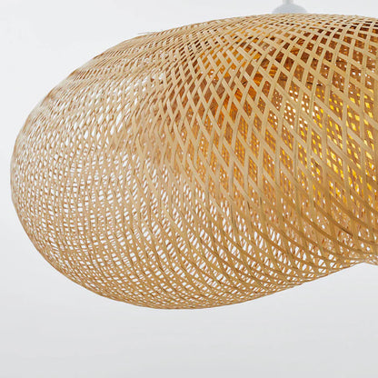 BambuLux – Handwoven Bamboo Pendant Light