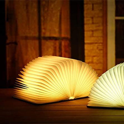 LumoBook – LED Folding Book Lamp with Warm Ambient Light
