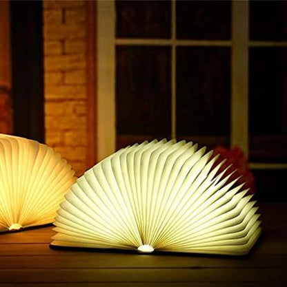 LumoBook – LED Folding Book Lamp with Warm Ambient Light