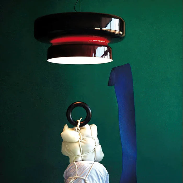AeroVell – Modern Glass Pendant Light with LED Glow