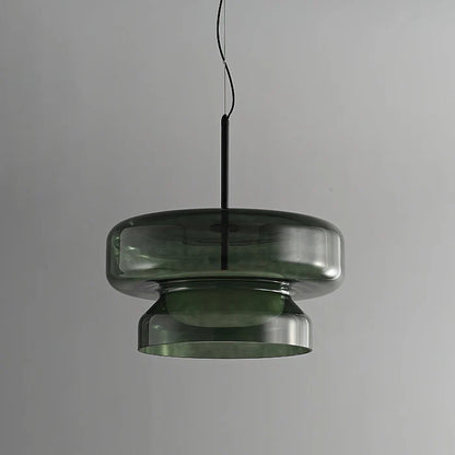 AeroVell – Modern Glass Pendant Light with LED Glow