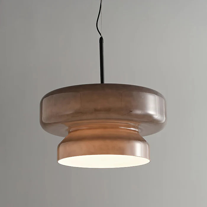 AeroVell – Modern Glass Pendant Light with LED Glow