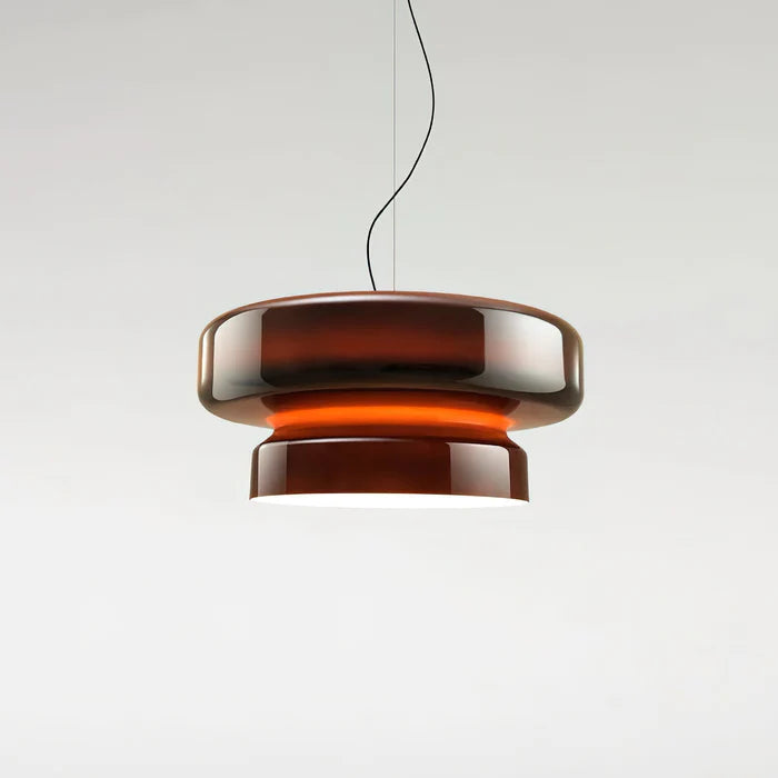 AeroVell – Modern Glass Pendant Light with LED Glow
