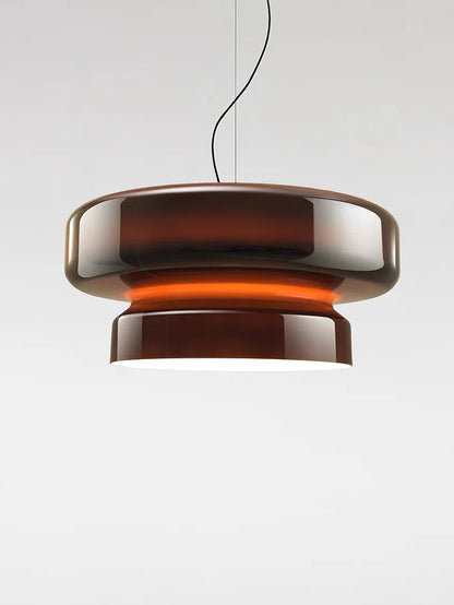 AeroVell – Modern Glass Pendant Light with LED Glow