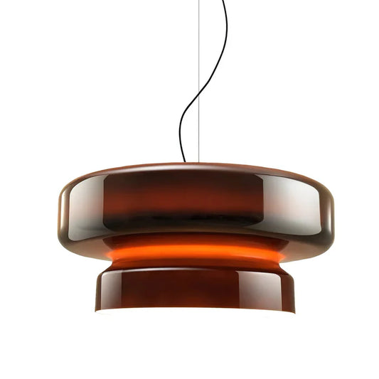 AeroVell – Modern Glass Pendant Light with LED Glow
