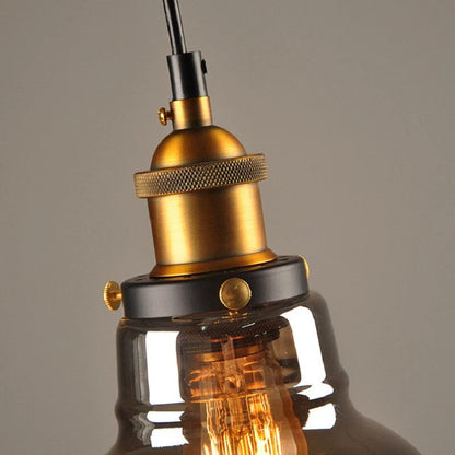 VetroLux – Vintage Glass Pendant Light