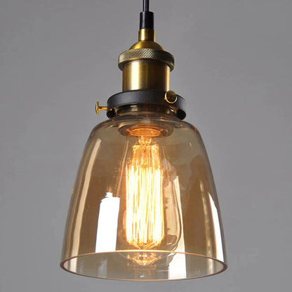 VetroLux – Vintage Glass Pendant Light