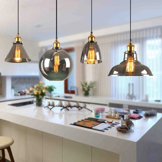 VetroLux – Vintage Glass Pendant Light