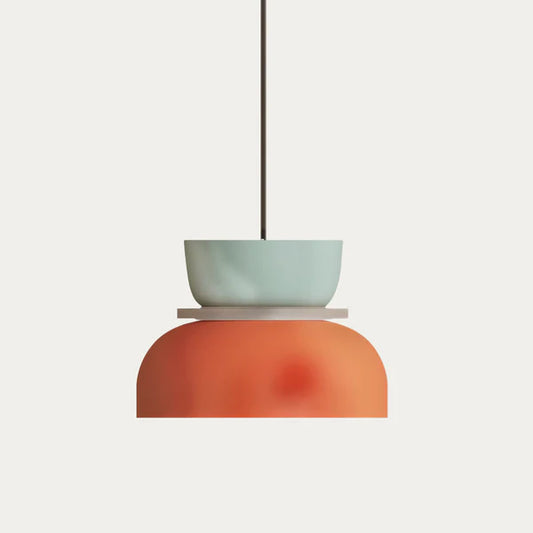 Lucie – Scandinavian Pendant Light with Color-Block Design