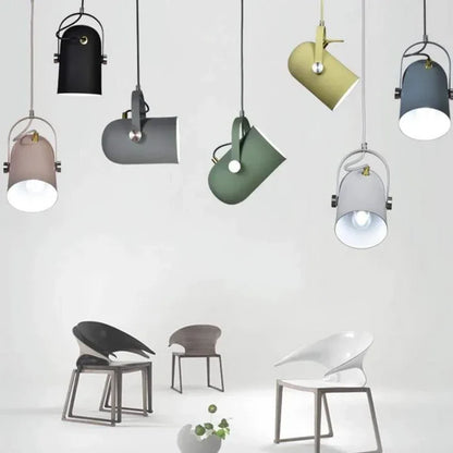 LumoArc – Adjustable Nordic Metal Pendant Light
