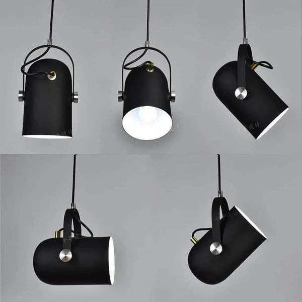 LumoArc – Adjustable Nordic Metal Pendant Light