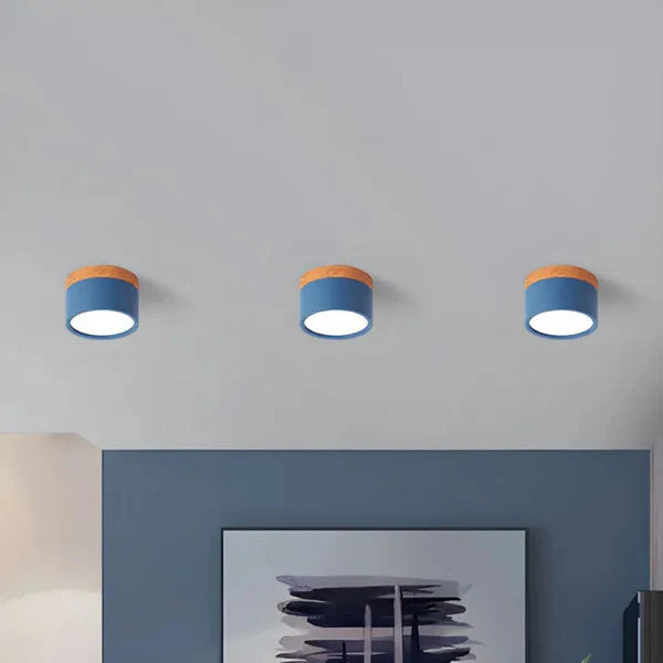 Nordica – Scandinavian Cylinder LED Flush Mount Ceiling Light