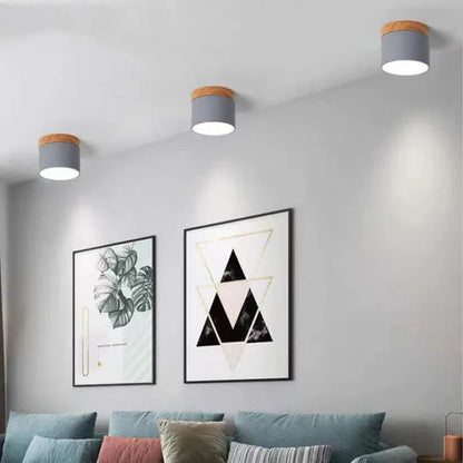Nordica – Scandinavian Cylinder LED Flush Mount Ceiling Light