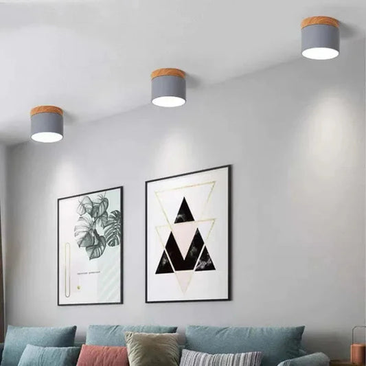 Nordica – Scandinavian Cylinder LED Flush Mount Ceiling Light