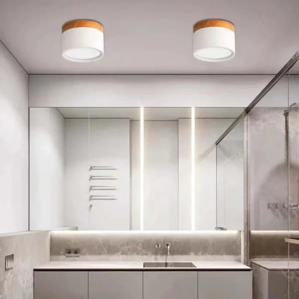 Nordica – Scandinavian Cylinder LED Flush Mount Ceiling Light
