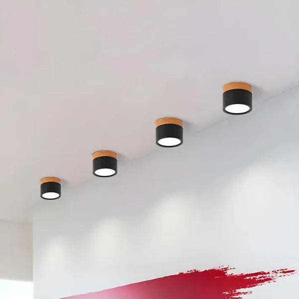 Nordica – Scandinavian Cylinder LED Flush Mount Ceiling Light
