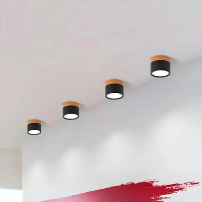 Nordica – Scandinavian Cylinder LED Flush Mount Ceiling Light