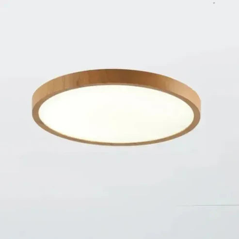 LumoRound – Modern Wooden LED Ceiling Light
