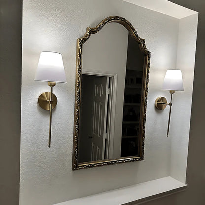 LumiVerra – Modern Wireless Wall Sconce Lamp with Fabric Shade