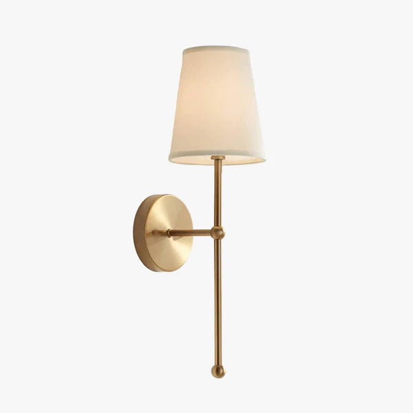 LumiVerra – Modern Wireless Wall Sconce Lamp with Fabric Shade